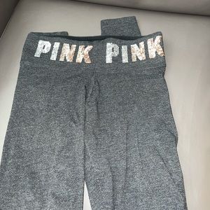 Victoria’s Secret Pink Leggings Cotton Bling